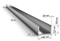 Швеллер 24У Ст.3 СП ГОСТ 8240 1/12м 