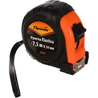 Рулетка 7,5мх24мм обрезиненный корпус Sparta